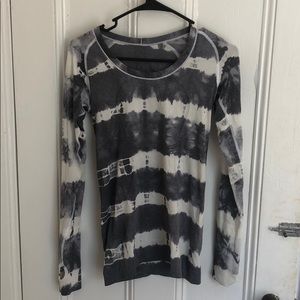 Lululemon Tie-Dye Swiftly Long Sleeve Top